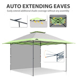 EAGLE PEAK 13x13 Straight Leg Pop Up Canopy Tent With sidewall - Eagle Peak Canopy and Outdoor Products