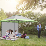 EAGLE PEAK 13x13 Straight Leg Pop Up Canopy Tent With sidewall - Eagle Peak Canopy and Outdoor Products