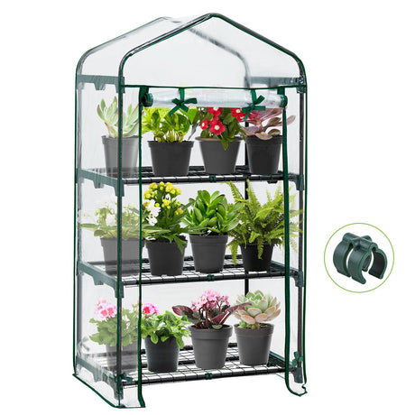 EAGLE PEAK 27" x 19" x 50" Mini Greenhouse - Eagle Peak Canopy and Outdoor Products