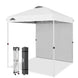 EAGLE PEAK 6.6x6.6 Pop Up Canopy Tent with Removable Sidewall - Eagle Peak Canopy and Outdoor Products