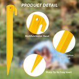 EAGLE PEAK 8 Pack Tent Stakes - Eagle Peak Canopy and Outdoor Products