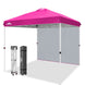 8x8 Pop Up Straight Leg Canopy with Sidewall