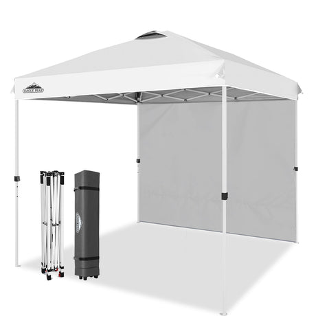 EAGLE PEAK 8x8 Pop Up Straight Leg Canopy with Sidewall - Eagle Peak Canopy and Outdoor Products