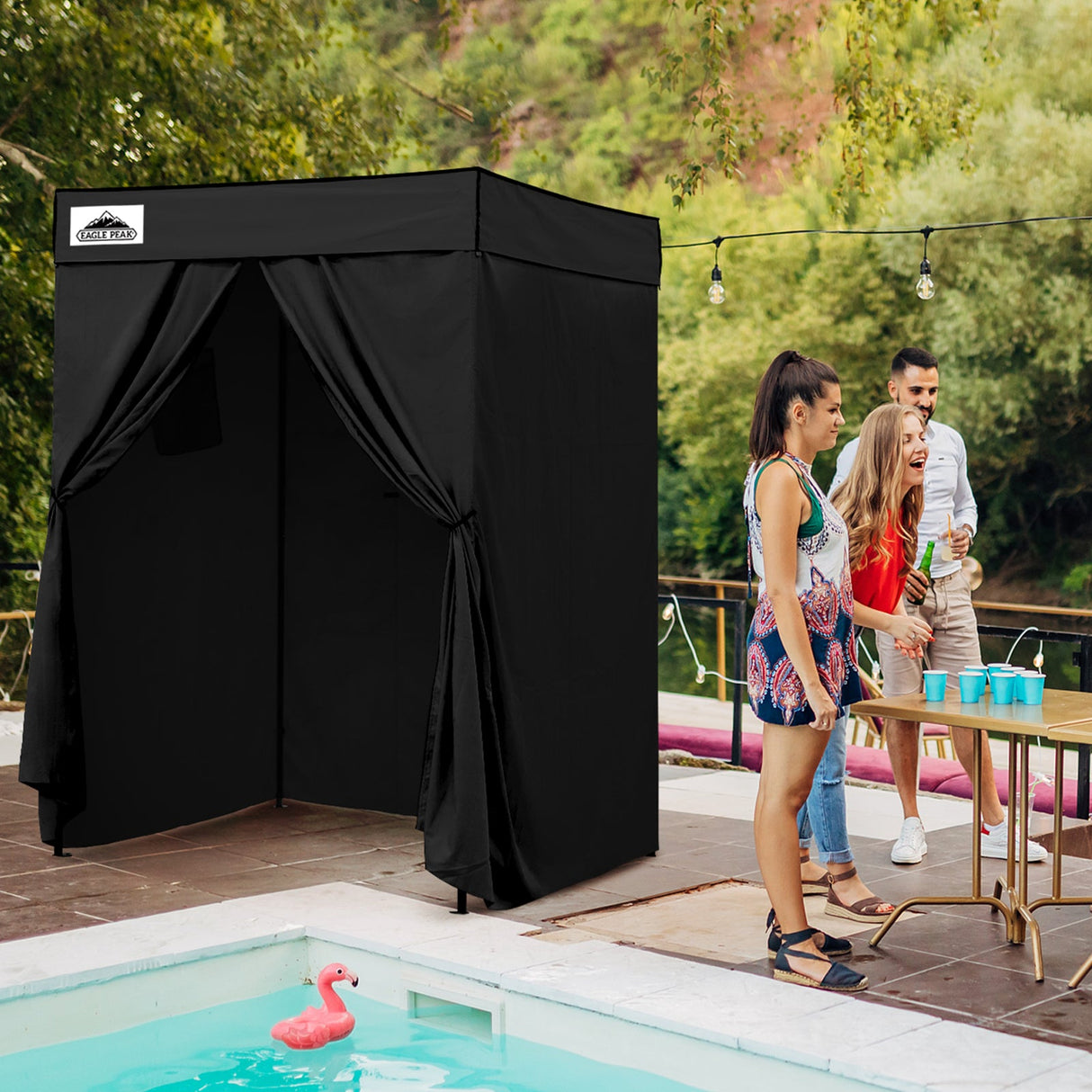 EAGLE PEAK Flex Compact 5x5 Pop - up Canopy Changing Room - Eagle Peak Canopy and Outdoor Products