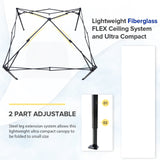 EAGLE PEAK Flex Compact 5x5 Pop - up Canopy Changing Room - Eagle Peak Canopy and Outdoor Products