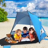 EAGLE PEAK Instant Beach Tent, Sunshade with Windows - Eagle Peak Canopy and Outdoor Products