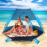 EAGLE PEAK Instant Beach Tent, Sunshade with Windows - Eagle Peak Canopy and Outdoor Products