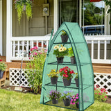 EAGLE PEAK Mini 3 Tier Greenhouse with Wire Shelves - Eagle Peak Canopy and Outdoor Products