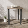 EAGLE PEAK Outdoor Side Table, Wood Grain Top - Eagle Peak Canopy and Outdoor Products