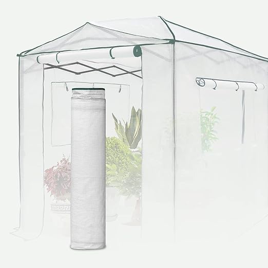 EAGLE PEAK Replacement Cover for 8x6 Portable Walk - in Greenhouse (Frame Not Included) (GH48 - AZ - SP017) - Eagle Peak Canopy and Outdoor Products