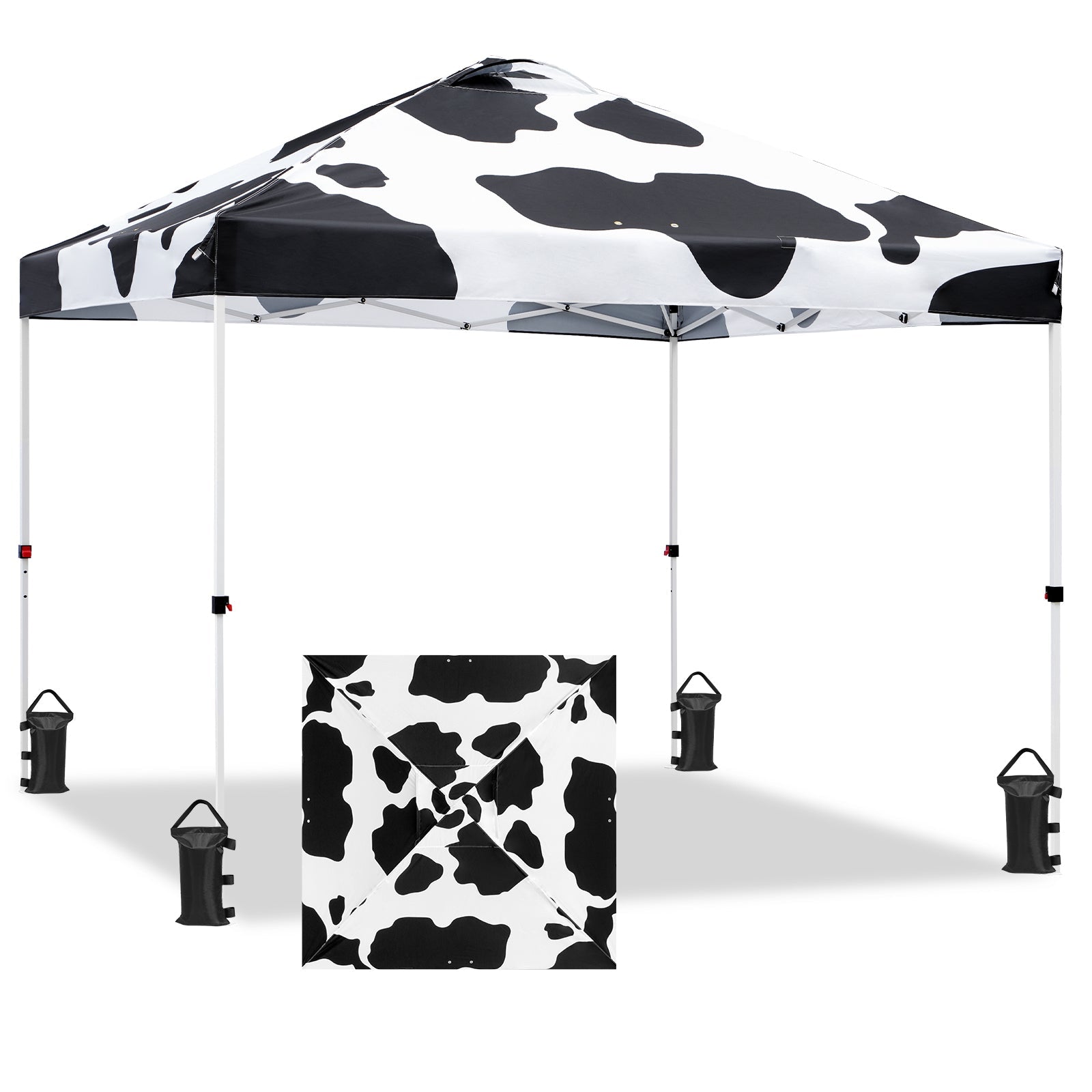 EAGLE PEAK 10 x 10 Straight Leg Pop Up Canopy with 100 sqft of Shade Eagle Peak Custom Canopy Tent