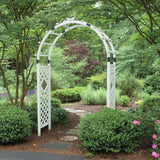 EAGLE PEAK Wood Arbor Garden Trellis Archway, Wedding Arch for Ceremony, Outdoor Wooden Pergola for Climbing Plant, 92 in - Eagle Peak Custom Canopy Tent