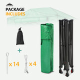 Easy Setup 8x6 Instant Pop Up Greenhouse - Eagle Peak Custom Canopy Tent