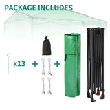 Easy Setup 8x6 Instant Pop Up Greenhouse - Eagle Peak Custom Canopy Tent