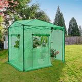 Easy Setup 8x6 Instant Pop Up Greenhouse - Eagle Peak Custom Canopy Tent