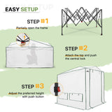 Easy Setup 8x6 Instant Pop Up Greenhouse (Copy) - Eagle Peak Custom Canopy Tent