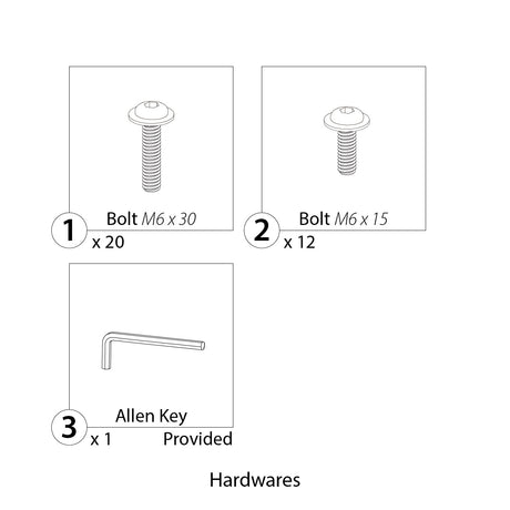 EP - FOH - Hardware Kit - Eagle Peak Custom Canopy Tent