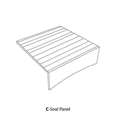 EP - FOH - Part C Seat Panel - Eagle Peak Custom Canopy Tent