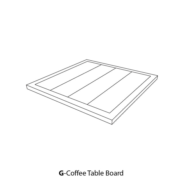 EP - FOH - Part G Coffee Table Board - Eagle Peak Custom Canopy Tent