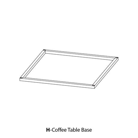 EP - FOH - Part H Coffee Table Base - Eagle Peak Custom Canopy Tent