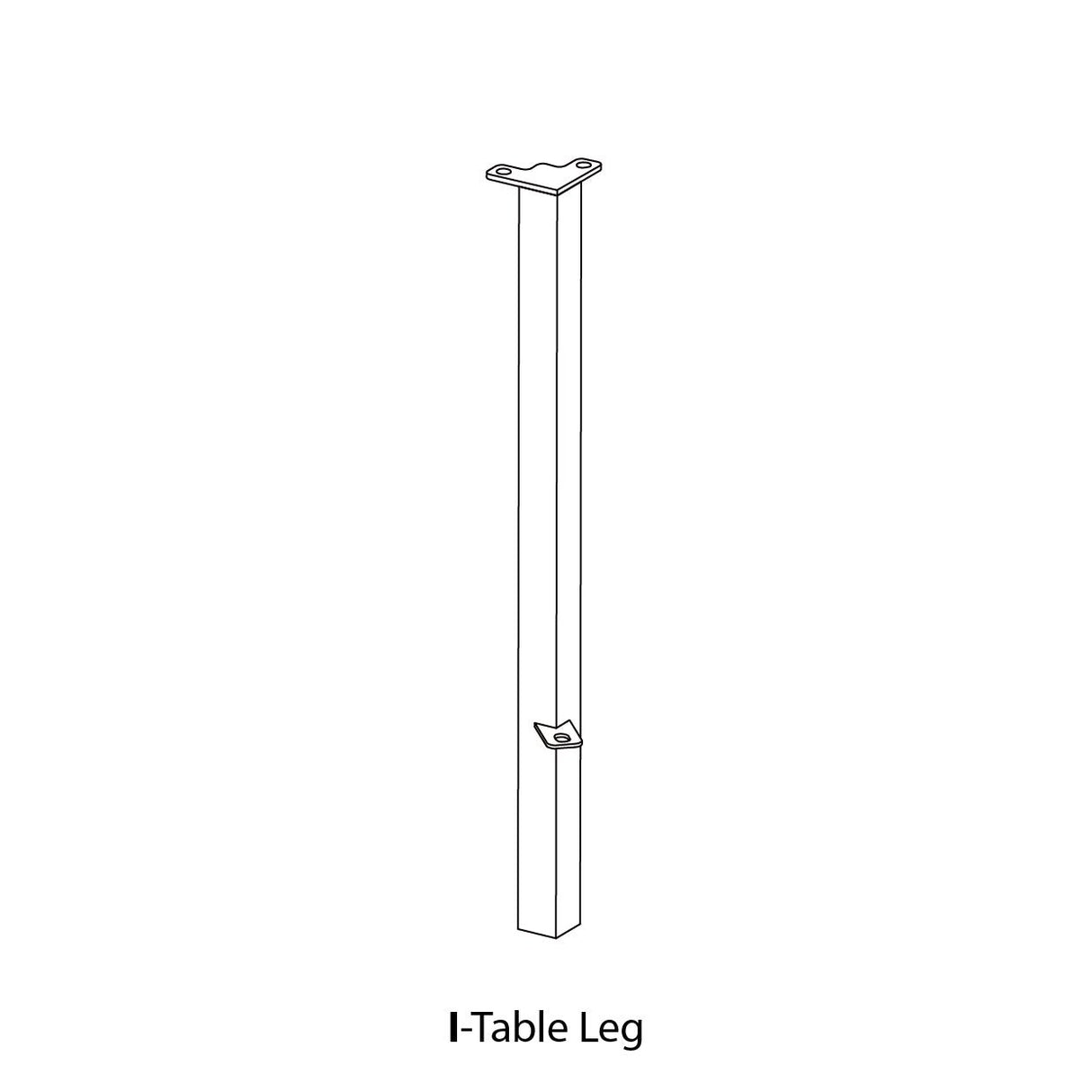 EP - FOH - Part I Table Leg - Eagle Peak Custom Canopy Tent