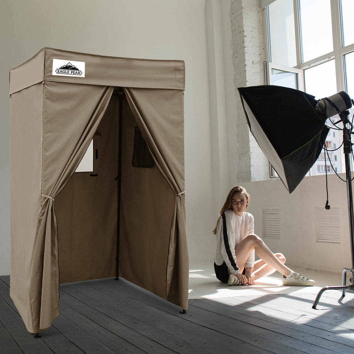 Flat Top 4x4 Pop - up Canopy Changing Room - Eagle Peak Custom Canopy Tent