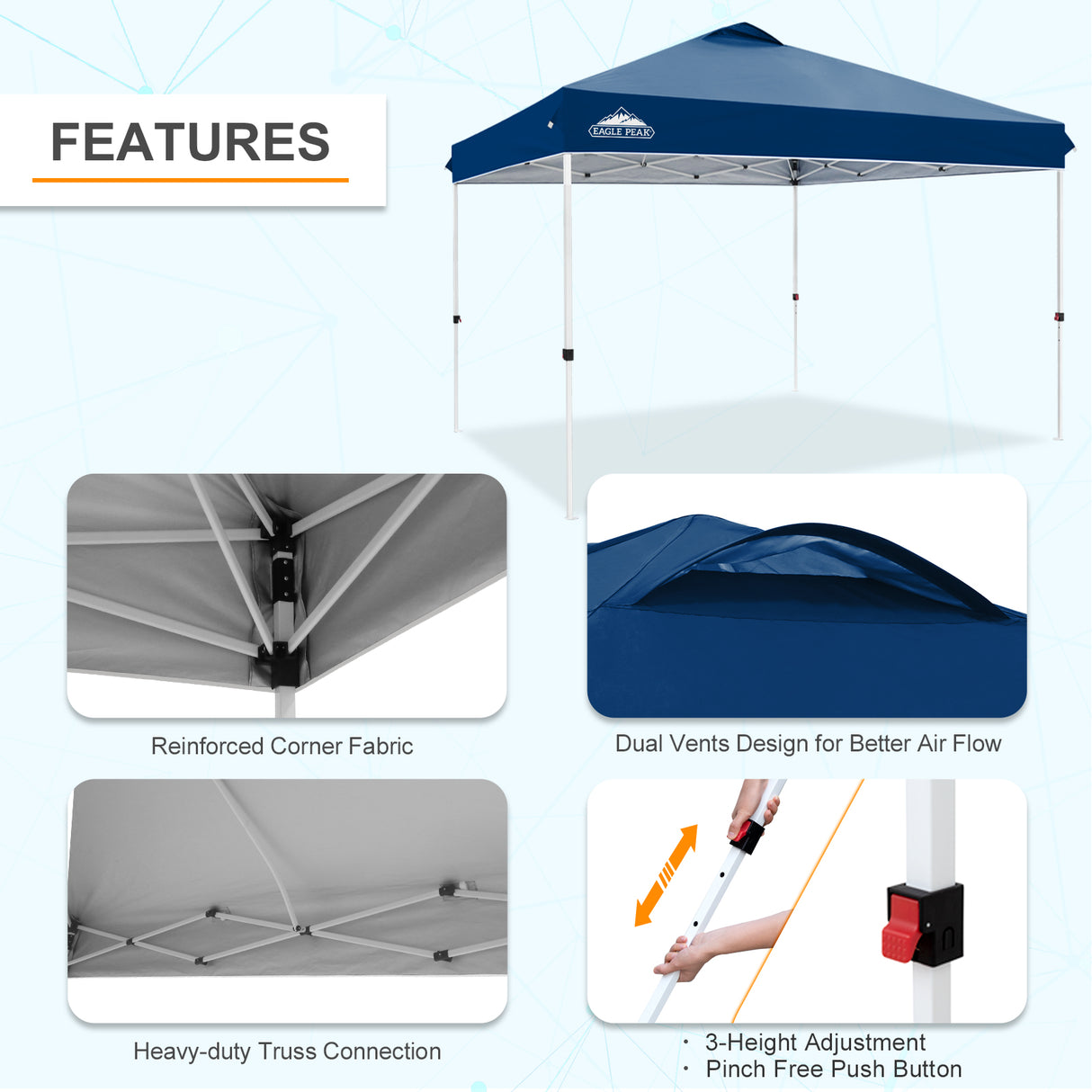 12x12 ft Pop Up Canopy Tent