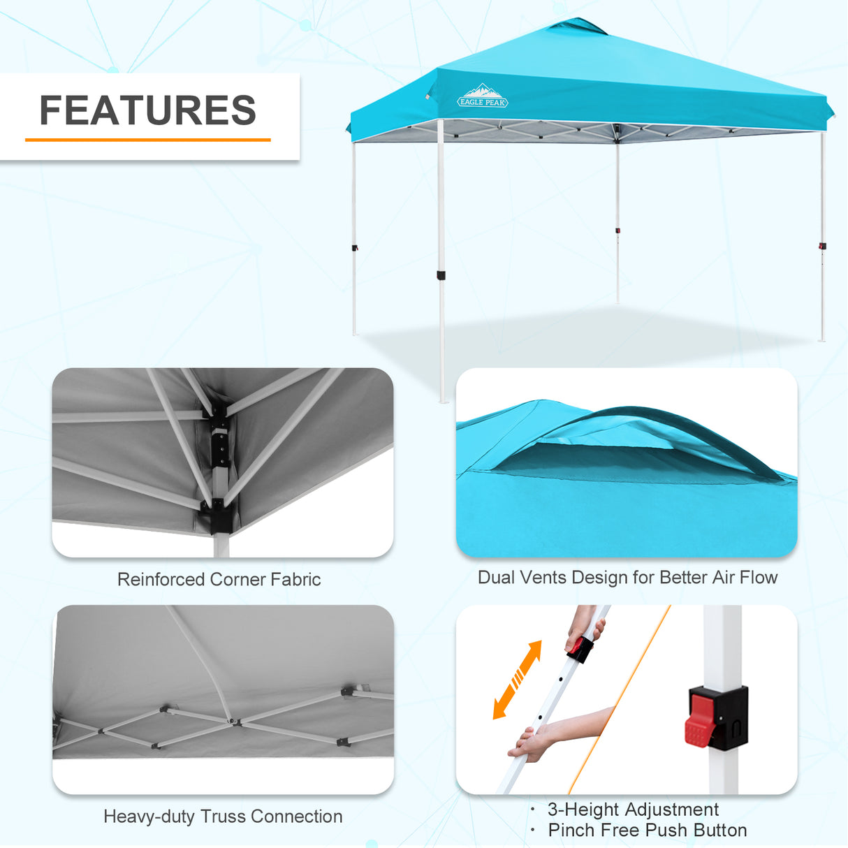 12x12 ft Pop Up Canopy Tent