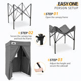 Flat Top 4x4 Pop-up Canopy Changing Room