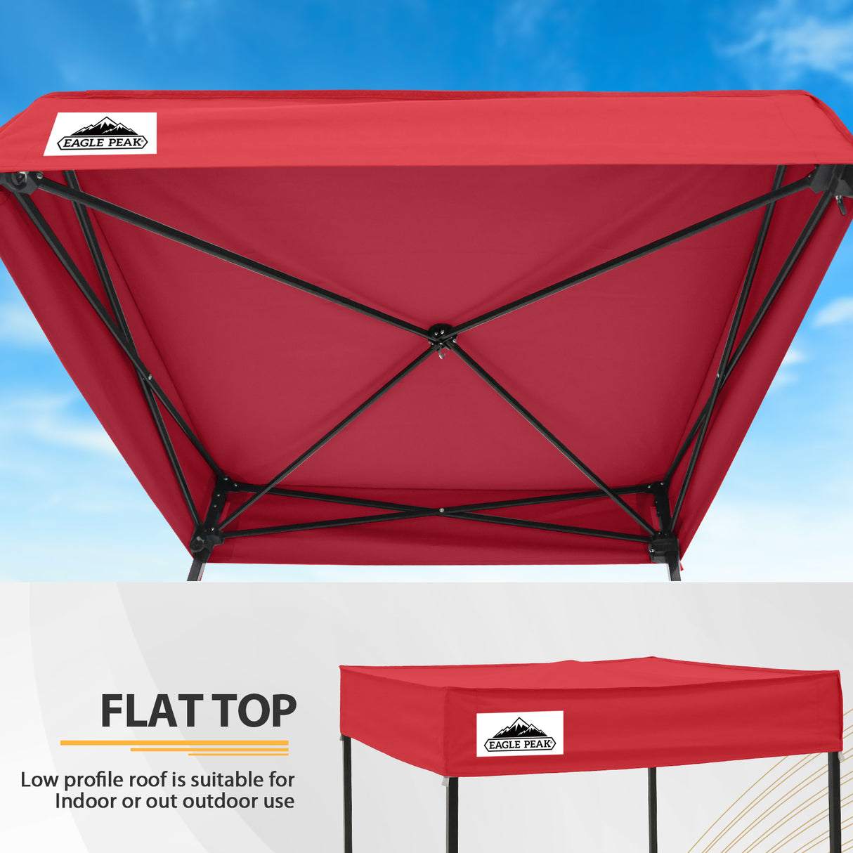 Flat Top 4x4 Pop-up Canopy Changing Room