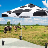 Easy Setup Straight Leg 10x10 Pop Up Canopy Tent Graphix Top w/ 100 sqft of Shade