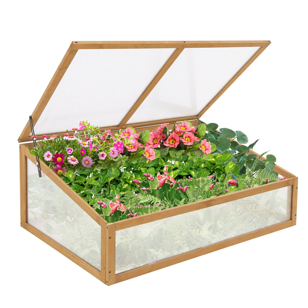 Garden Cold Frame Greenhouse, 39.4''x25.4''x15.9'' - Eagle Peak Custom Canopy Tent