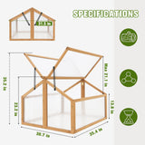 Garden Cold Frame Greenhouse,35.4x31.5x23.2 in - Eagle Peak Custom Canopy Tent