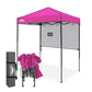 Instant Pop Up Canopy with Adjustable Sun Wall 6x4 ft - Eagle Peak Custom Canopy Tent