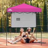 Instant Pop Up Canopy with Adjustable Sun Wall 6x4 ft - Eagle Peak Custom Canopy Tent