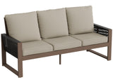 Natural Cedar Patio Furniture, 3 Seat Cedar Outdoor Sofa - Eagle Peak Custom Canopy Tent