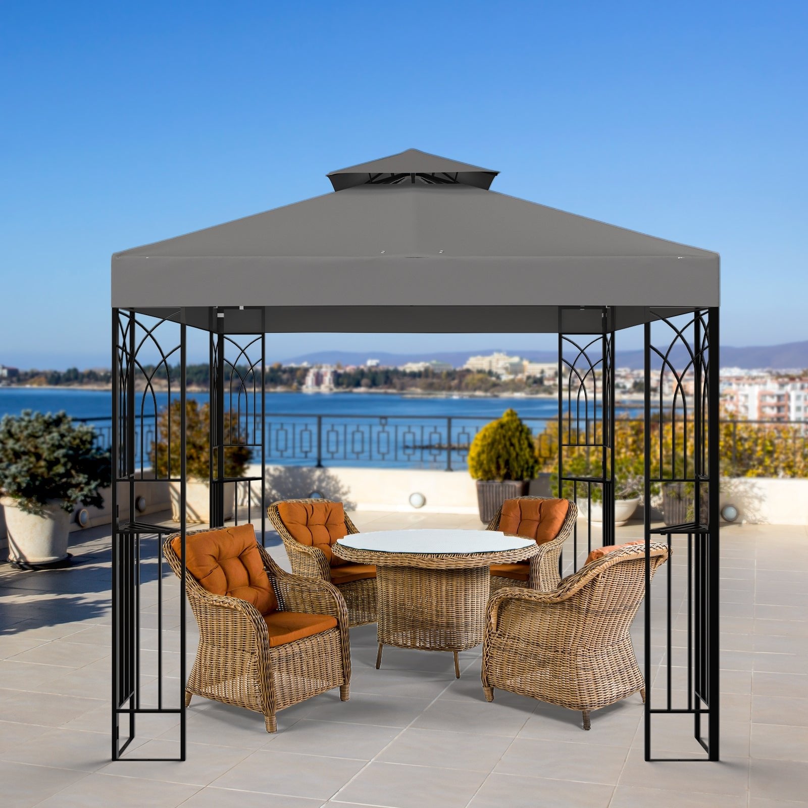 8x8 patio gazebo best sale