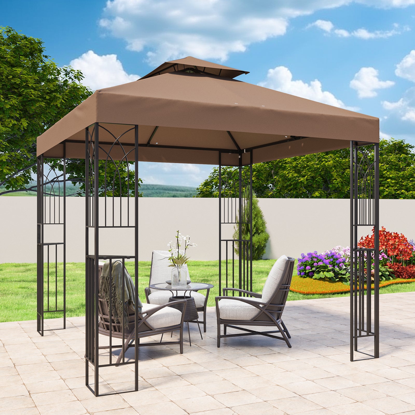 8x8 outdoor gazebo best sale