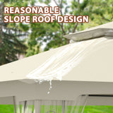 Patio Soft Top Gazebo with Mosquito Netting 13x11 at Top, 12x10 Footprint - Eagle Peak Custom Canopy Tent