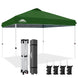 Pop Up Canopy Tent with Wheeled Carry Bag, 8 Stakes, 4 Ropes, 4 Weight Bags, 12x12 ft - Eagle Peak Custom Canopy Tent