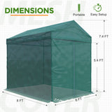 Replacement Mesh Cover for 8x6 Portable Walk - in Greenhouse(Frame Not Included), Green - Eagle Peak Custom Canopy Tent