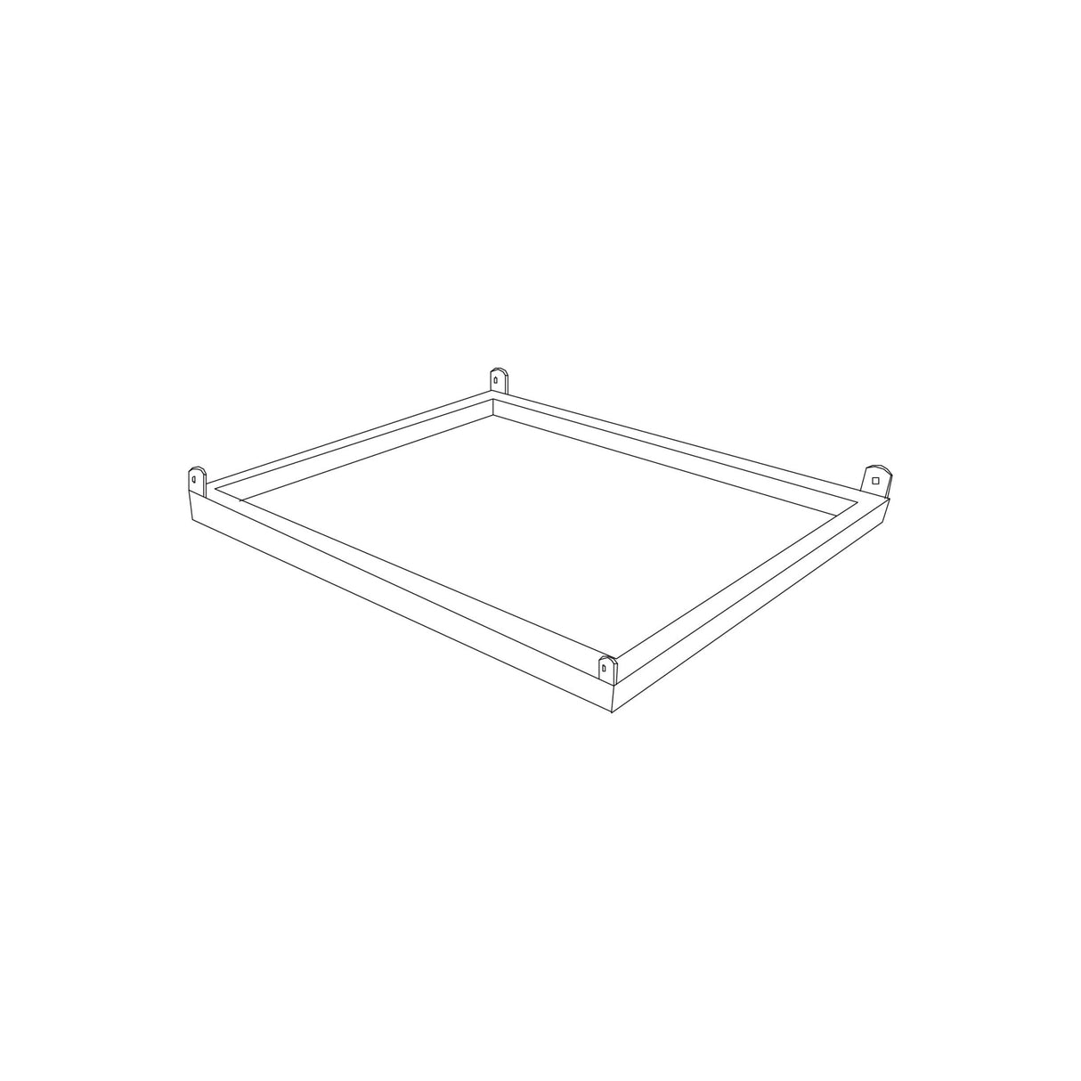 S - RCST - P3 - Part H Coffee Table Base - Eagle Peak Canopy and Outdoor Products