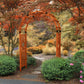 Wood Arbor Garden Trellis Archway, 92 in Wedding Arch - Eagle Peak Custom Canopy Tent