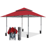 13x13 Straight Leg Pop Up Canopy Tent with 169 sqft of Shade