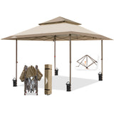 13x13 Straight Leg Pop Up Canopy Tent with 169 sqft of Shade