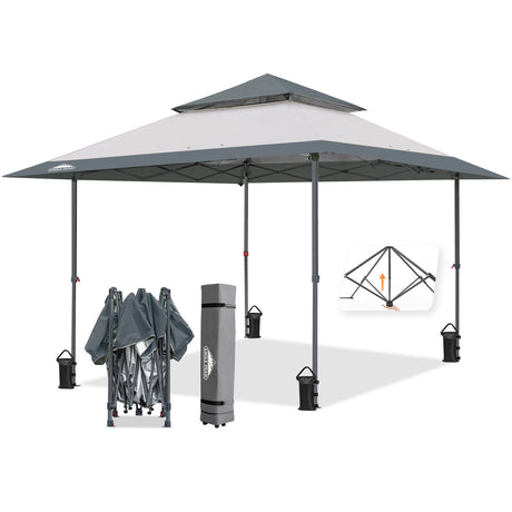 13x13 Straight Leg Pop Up Canopy Tent