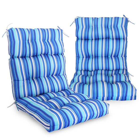 KingShop Set of 4 Patio High Back Chair Cushion, Dining Chair