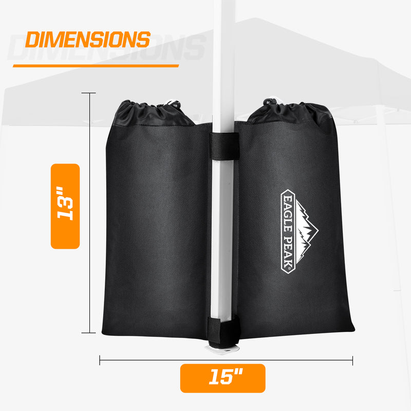 4 Pack Sack of Weights - 4 Different Sizes