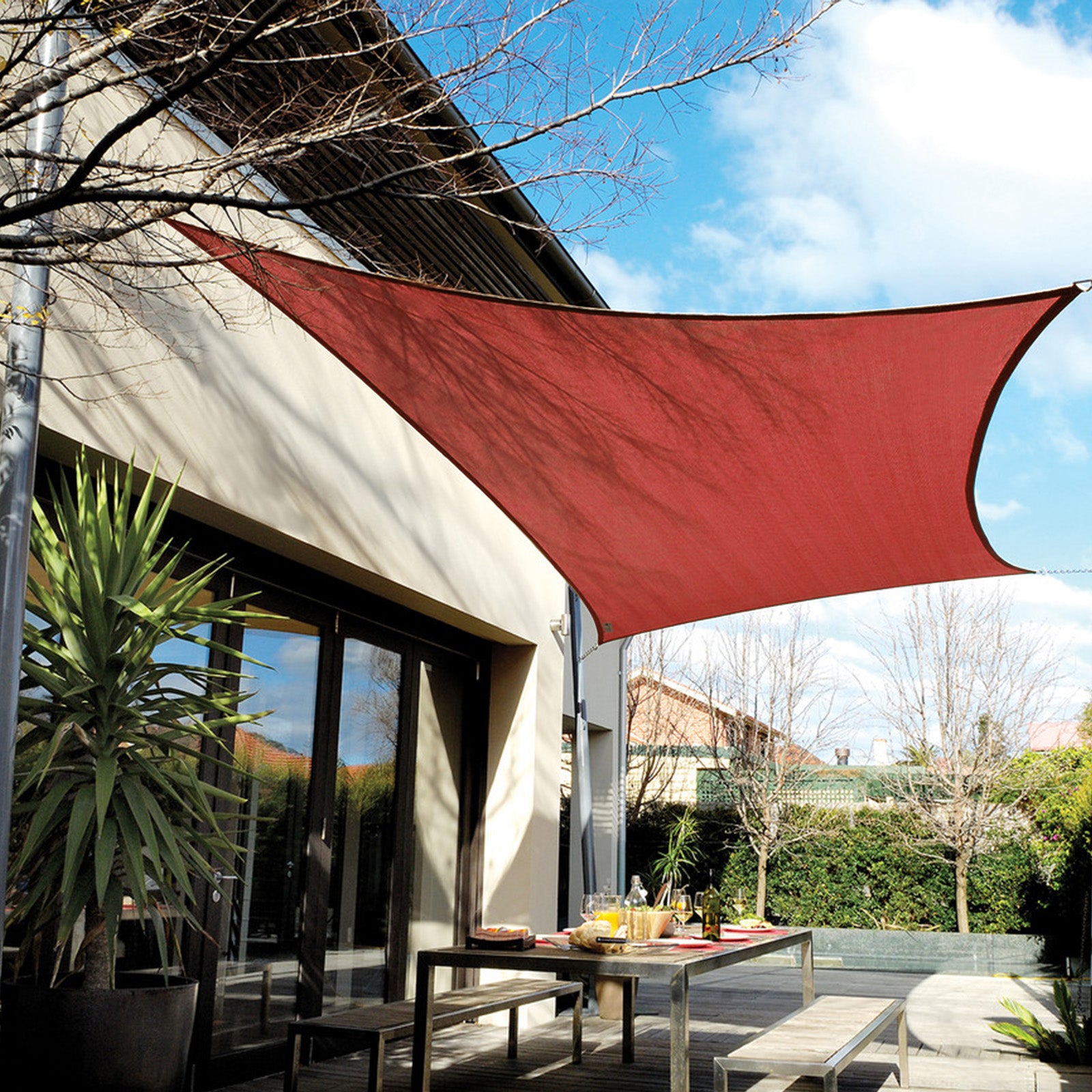 EAGLE PEAK Sun Shade Sail Rectangle Canopy 12x 16 UV Block Awning